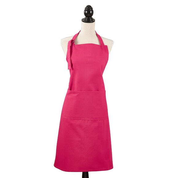 100% Cotton Denim Apron Full Length (CHOOSE COLOR), 28x35 - Picture 2 of 8